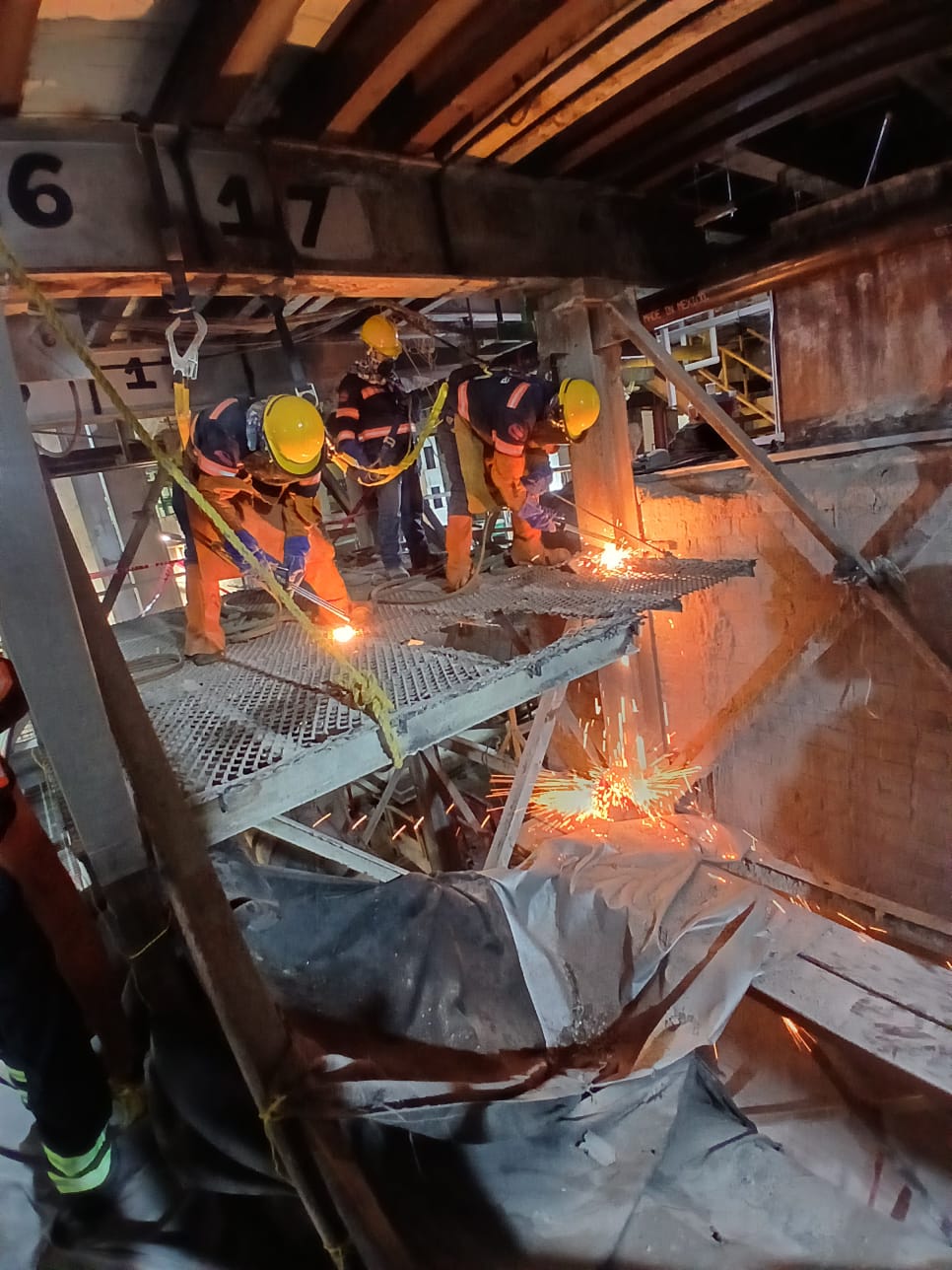 Global Tesca field personnel on an industrial project